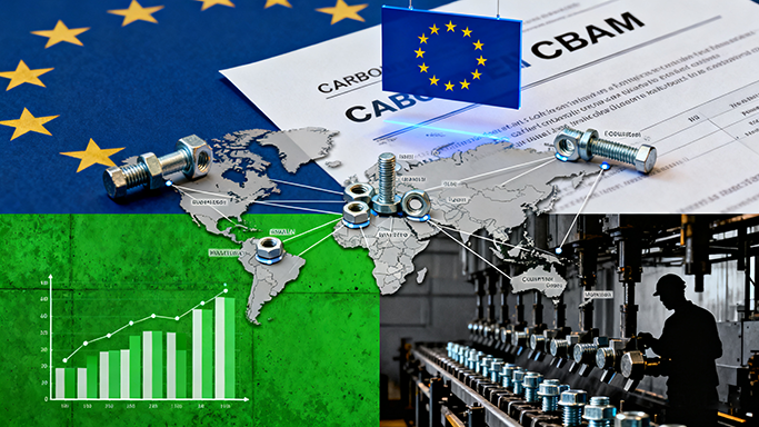 Le tarif carbone de l'UE entrera en vigueur en 2026, ce qui aura un impact sur le commerce des éléments de fixation en Chine