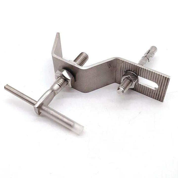 Accessoires pour murs-rideaux Supports Fixation de revêtement en pierre