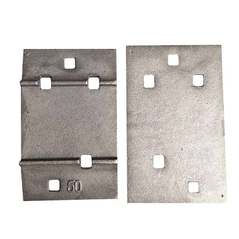 Plaque de base d'attache de rail en fonte